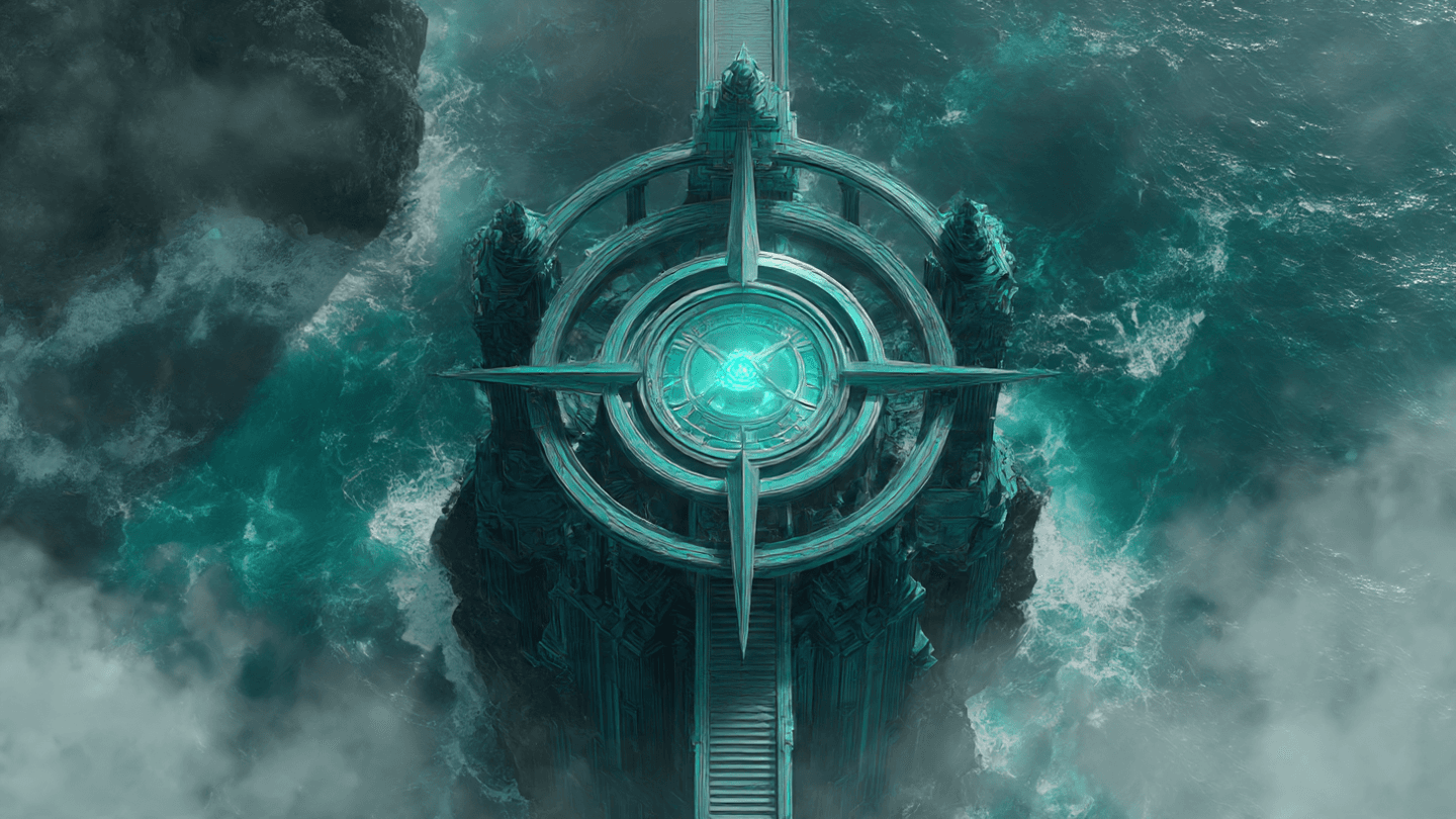 Minimalist workspace setup with warm lighting.